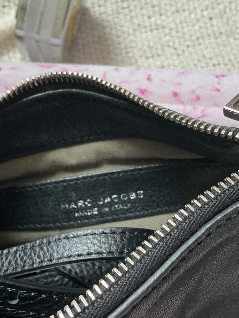 Marc Jacobs Leather Padlock Chain Shoulder Strap & Removable Crossbody Strap - Picture 12 of 14